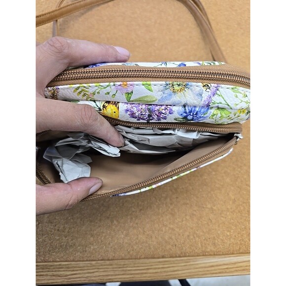 MultiSac Secret Garden Wht Crossbody Bag (B7) - Picture 4 of 10